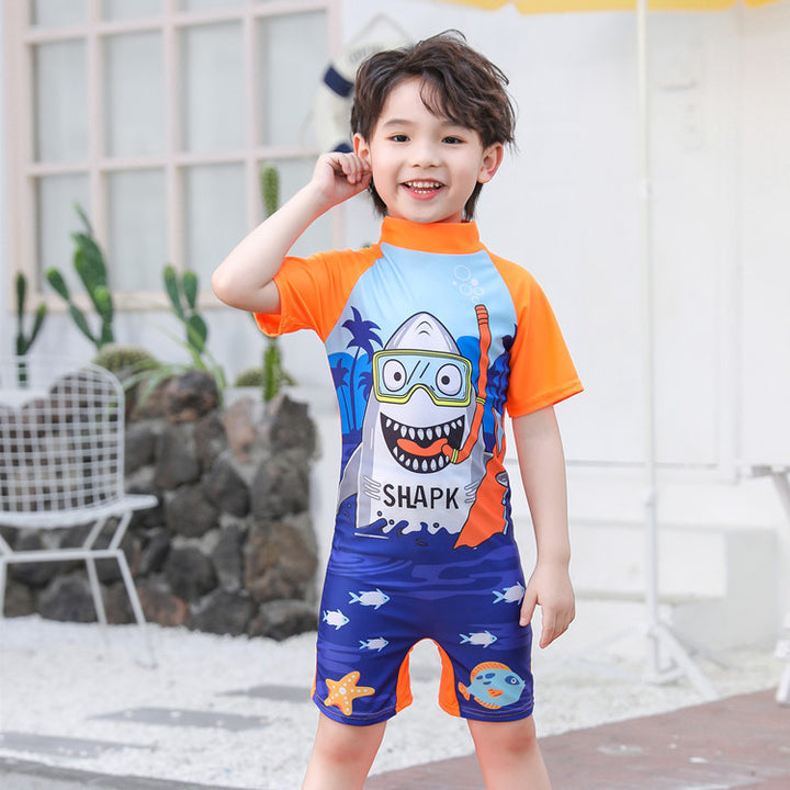 Boys UV Protection Swimsuit Mune Fashion