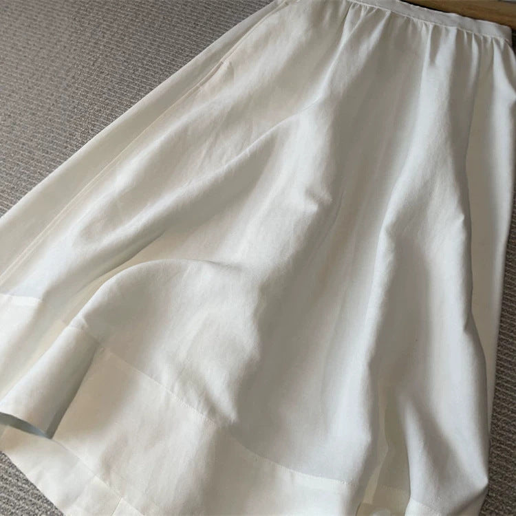Ladies Elegant, airy Maxi skirt with elastic waistband Mune Fashion