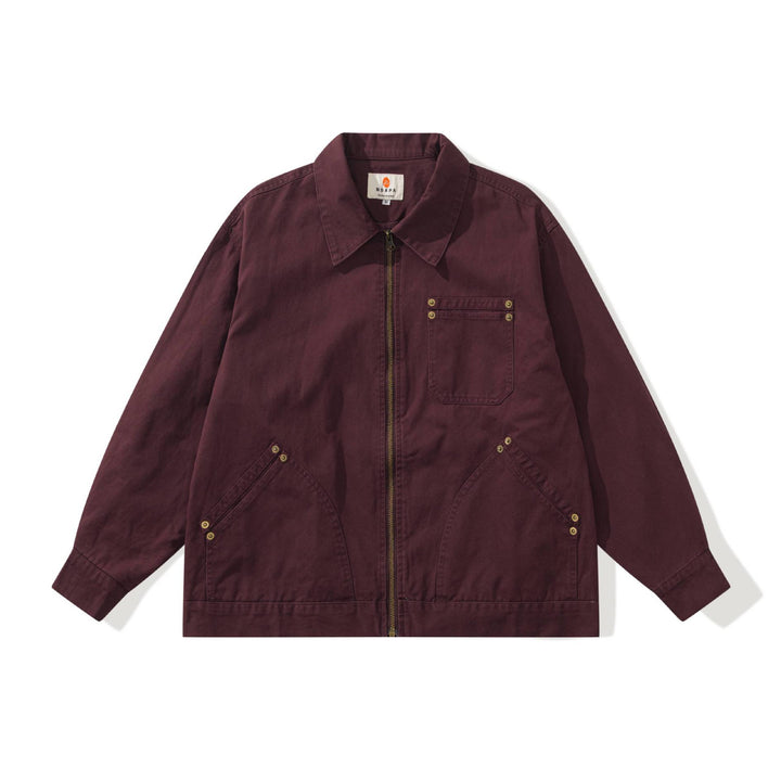 Unisex Boxy-Worker jacket made of durable twill with metal zipper and multitasking pockets Mune Fashion