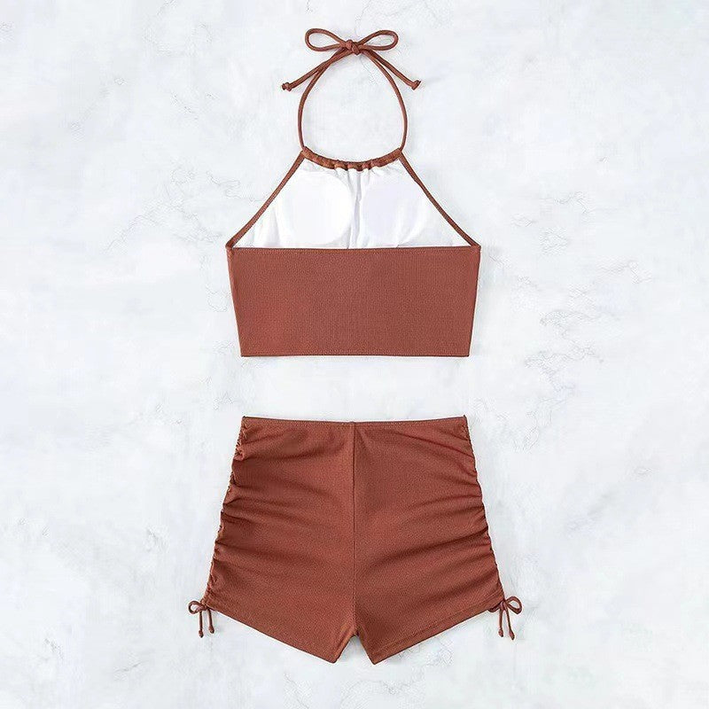 Women's Casual Bikini Set with Ruffles Mune Fashion