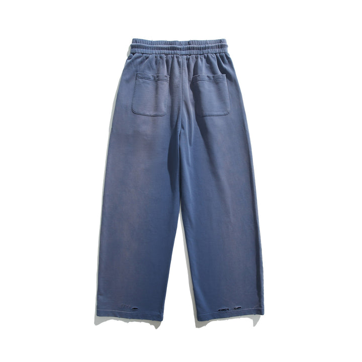 Unisex Wide Jersey Pants with Elastic Waistband, Drawstring, and Patch Side Pockets Mune Fashion