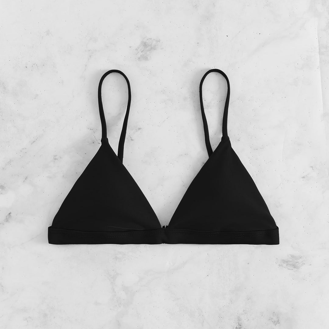 Women's Triangle Bikini Top with Elastic Design Mune Fashion
