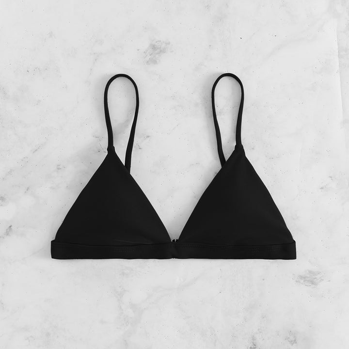 Women's Triangle Bikini Top with Elastic Design Mune Fashion
