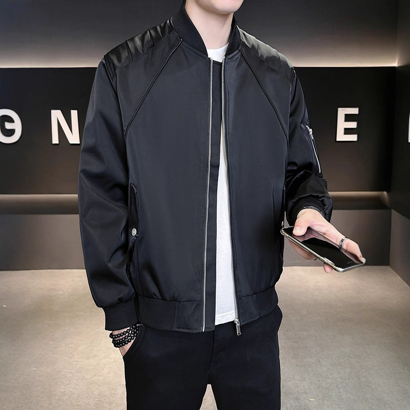 Men's Fashion Bomber Jacket with Practical Pockets Mune Fashion