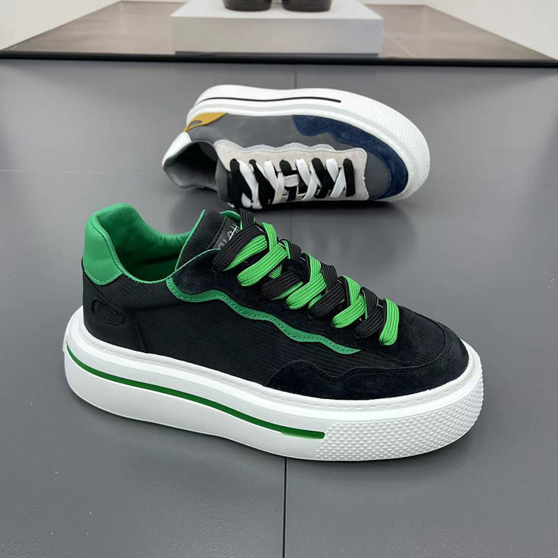 Women's Stylish Sneakers with High Platform Sole and Breathable Structure Mune Fashion