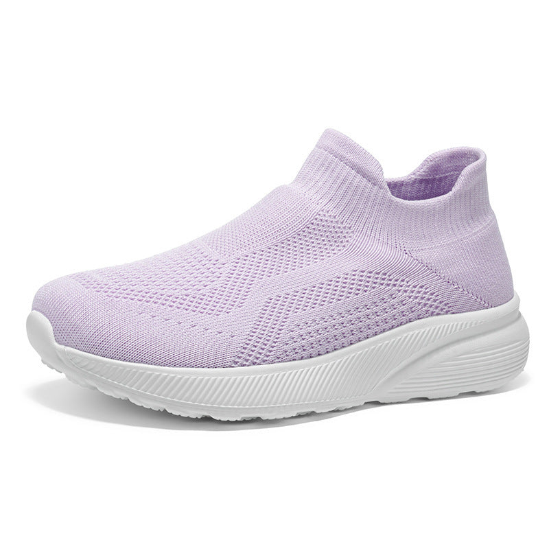 Unisex Breathable Knitted Slip-on Sneaker with Memory Footbed Mune Fashion