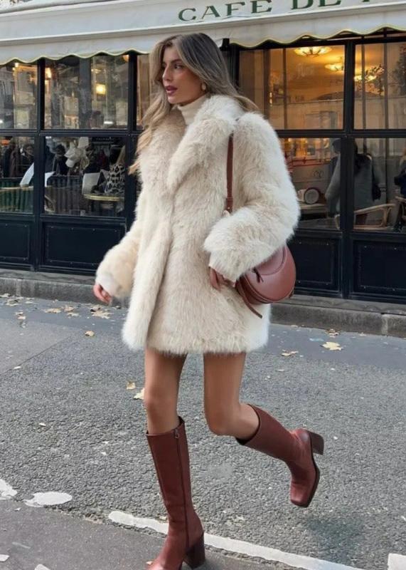 Mune | Elegant Women's Winter Jacket with Soft Faux Fur