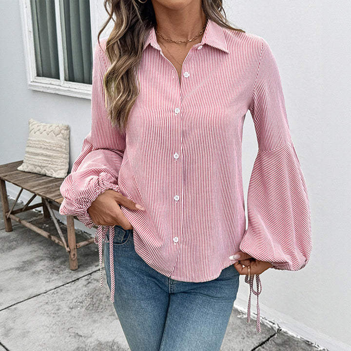 Women's Casual and Elegant Blouse with Bell Sleeves Mune Fashion