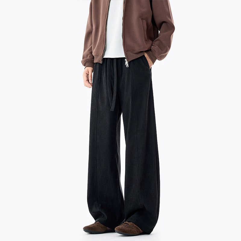 Men Wide-Cut Culotte Pants Mune Fashion