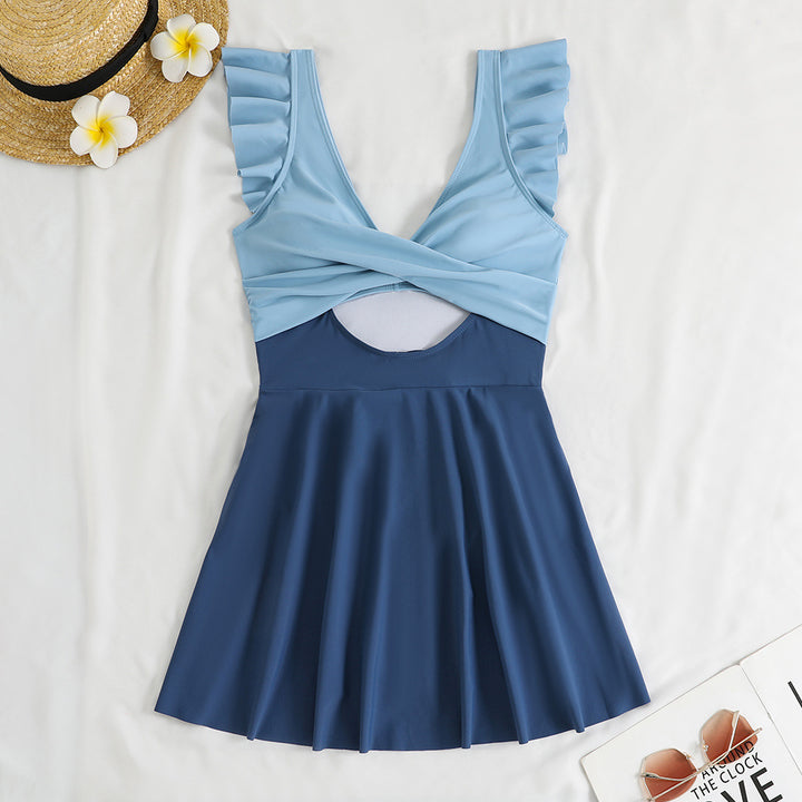 Women’s swimsuit with voluminous ruffle details Mune Fashion