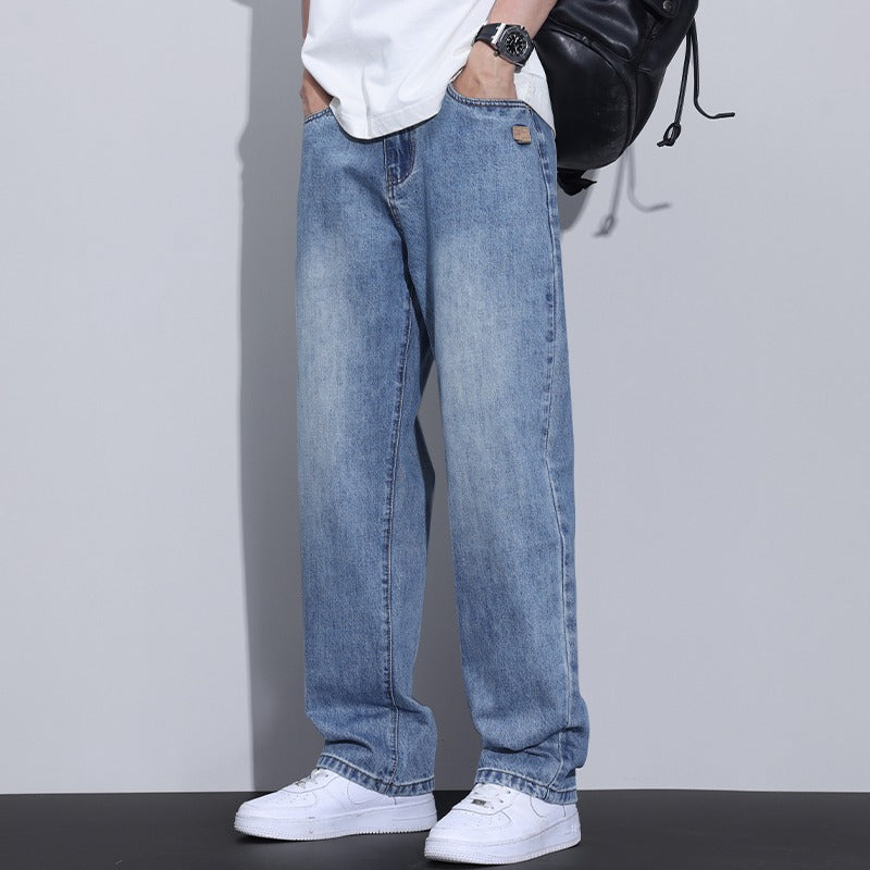 Men's Comfortable Wide-leg Jeans Mune Fashion