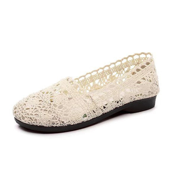 Ladies elegant and breathable lace shoes Mune Fashion
