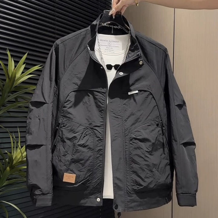 Men's Lightweight Transition Jacket with Functional Pockets Mune Fashion
