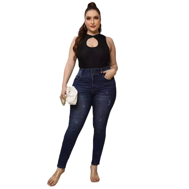 Ladies High Neck Cut-Out Swimsuit Mune Fashion