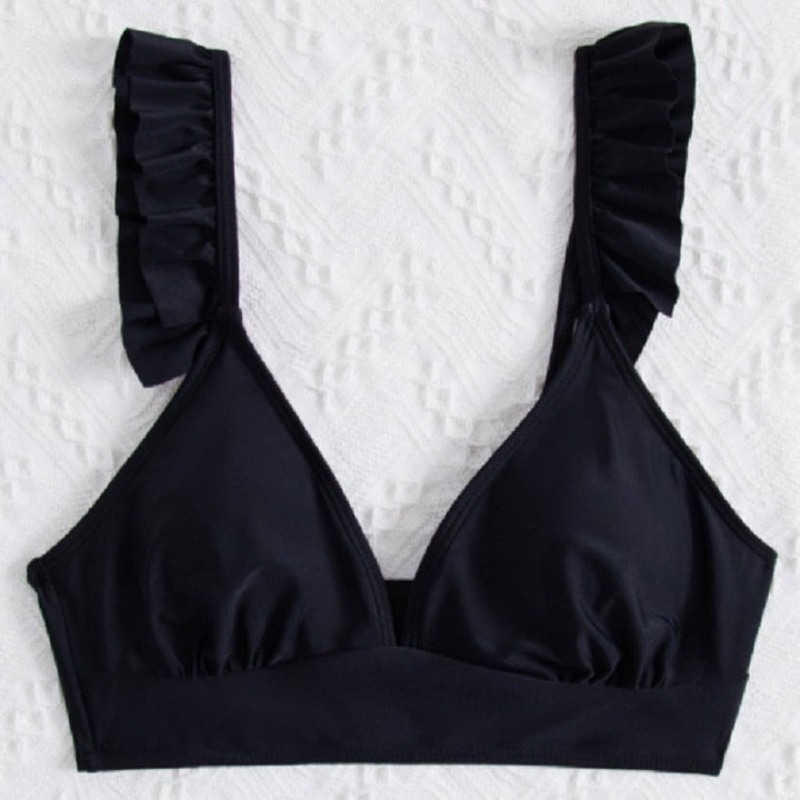 Women's triangle bikini top with ruffle details Mune Fashion