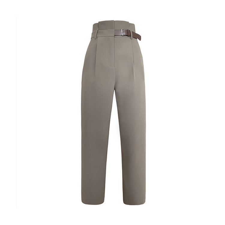 Women High-Waisted Dress Pant Mune Fashion