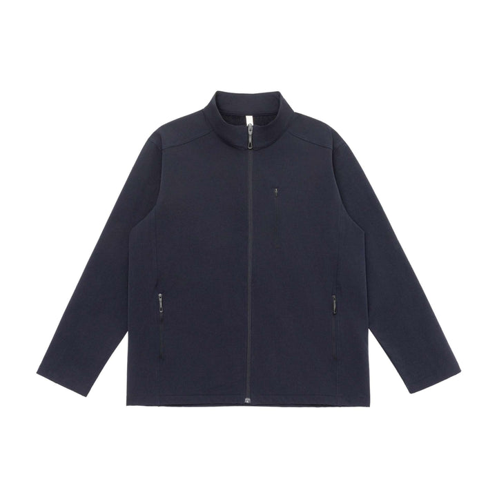 Unisex Lightweight Softshell Jacket with Stand-up Collar and Zipper Pockets Mune Fashion