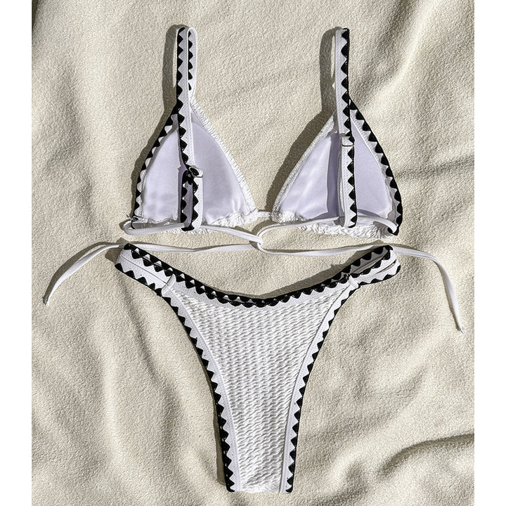 Women's triangle bikini with sophisticated contrast details Mune Fashion