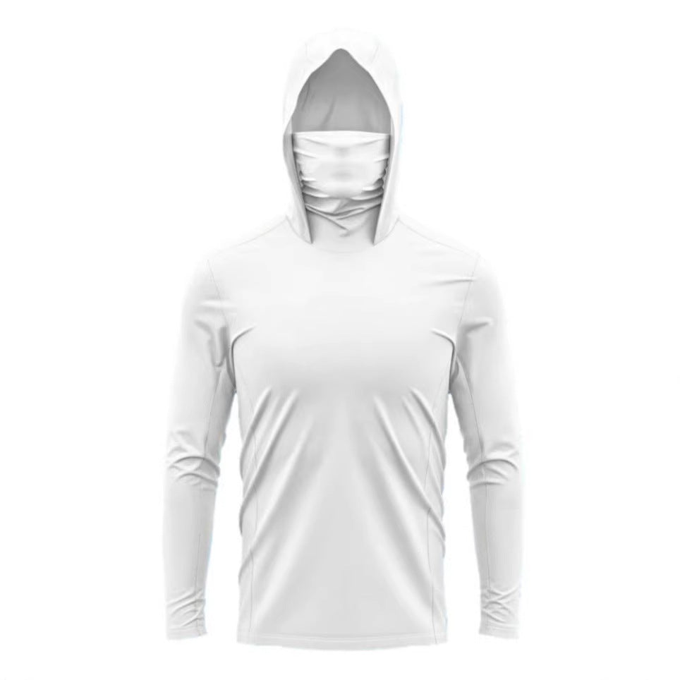 Men's functional shirt with hood