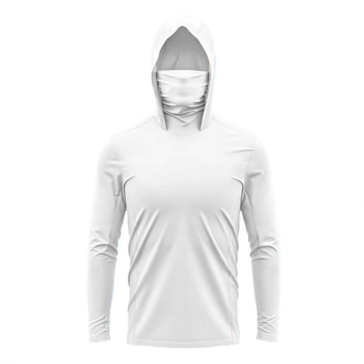 Men's functional shirt with hood