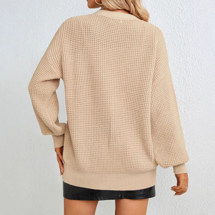 Ladies Chunky Knit Cardigan