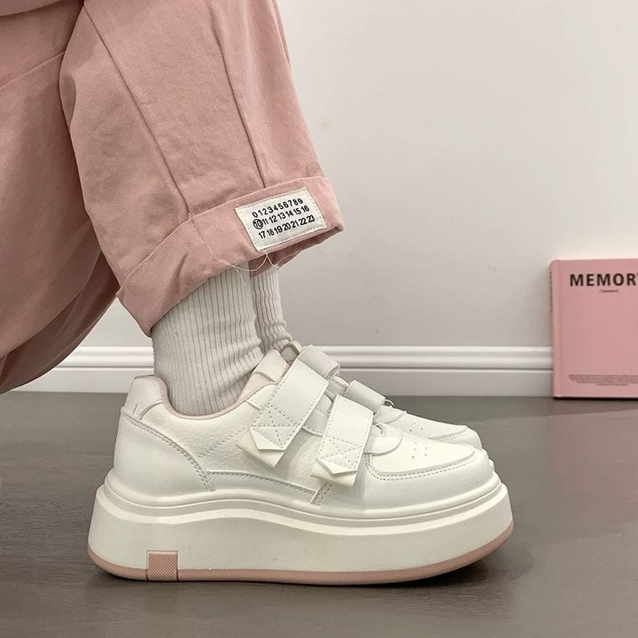 Women High-Quality Platform Sneakers with Practical Velcro Closure and Luxurious Comfort Mune Fashion
