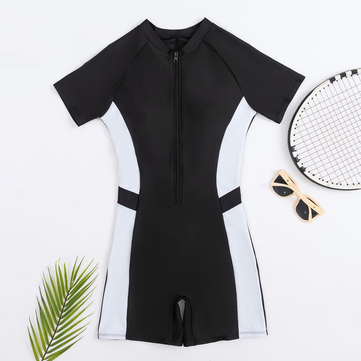 Women's Sporty Short Sleeve Surf Suit Mune Fashion