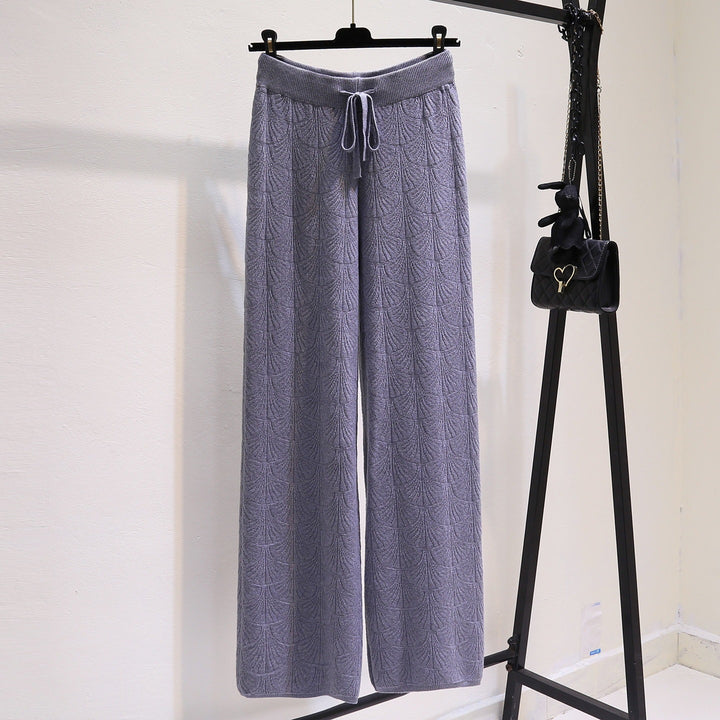 Women Wide and Comfortable Jersey Pants Mune Fashion