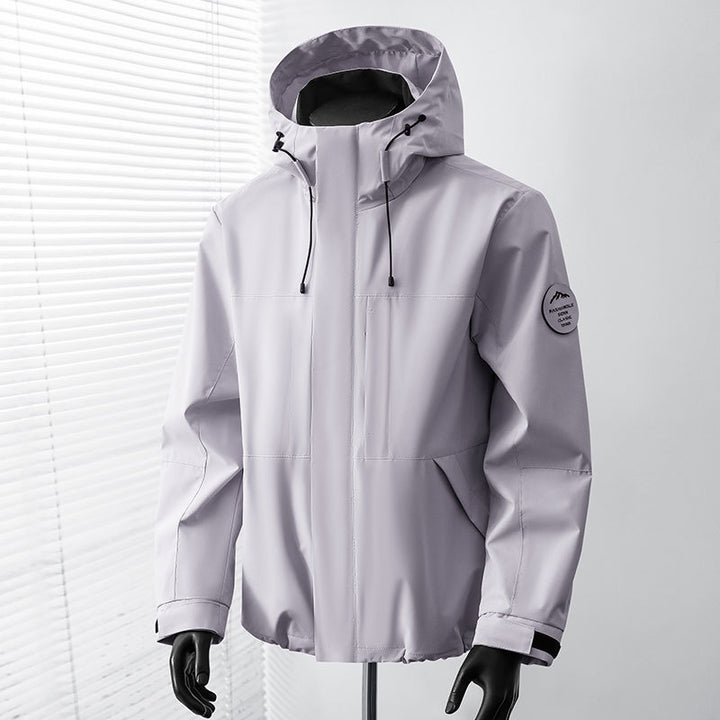 Men's functional jacket with hood