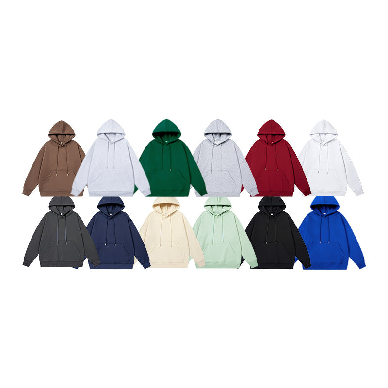 Unisex Oversize Hoodie with Kangaroo Pocket and Drop Shoulder Drune