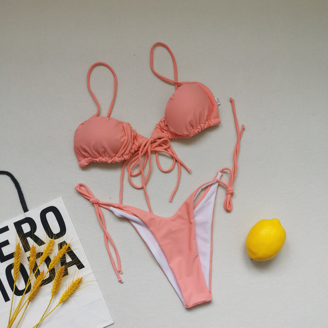 Women's Triangle Bikini with adjustable ties Mune Fashion