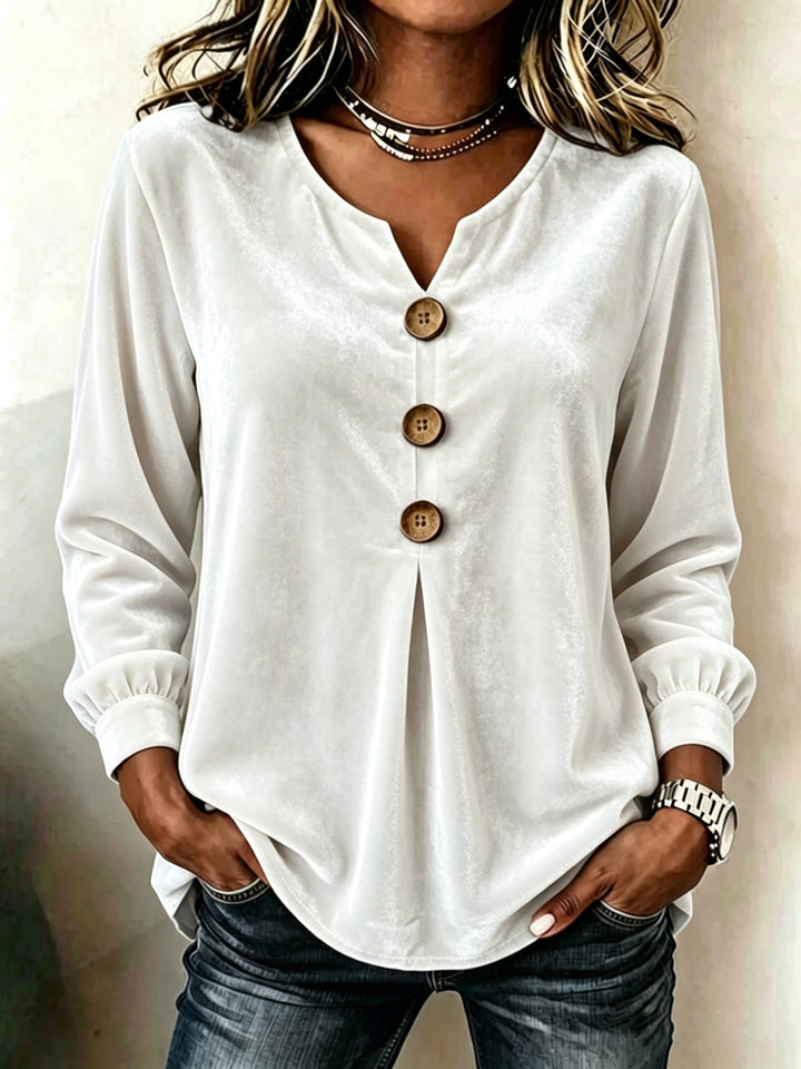 Ladies Elegant and Comfortable Velvet Blouse Mune Fashion