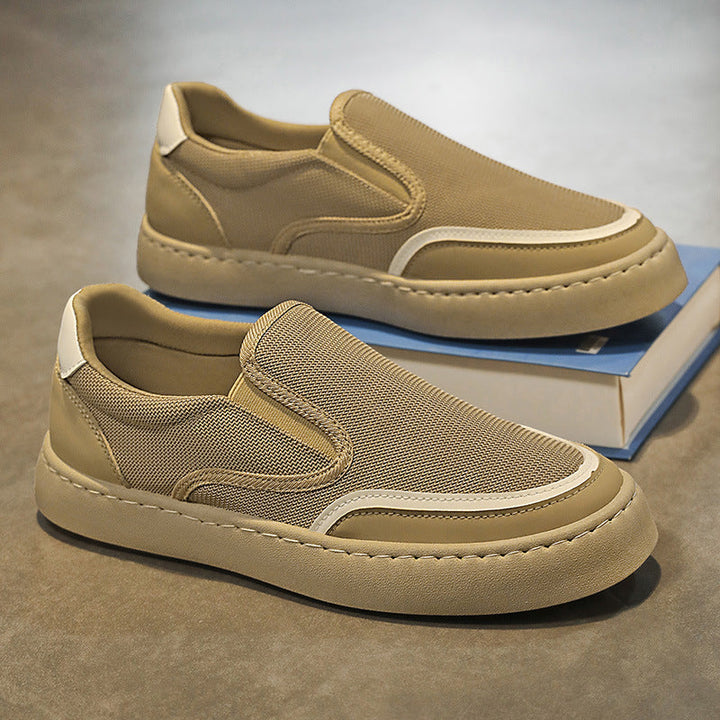 Women's Slip-On Sneakers with breathable mesh surface and non-slip sole Mune Fashion