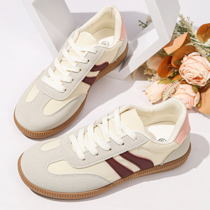 Damen Retro-Sneaker mit Gumsohle und gepolsterter Innensohle Mune Fashion