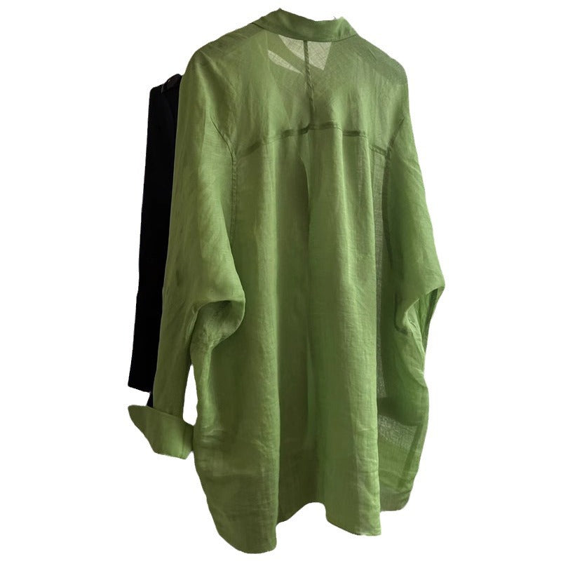 Women's light and airy blouse made of pure linen Mune Fashion