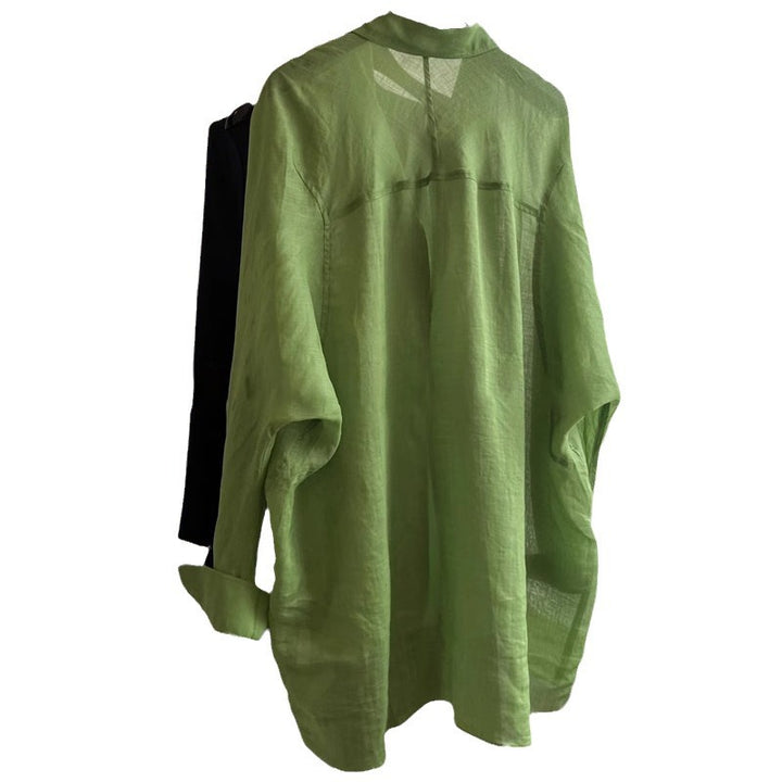 Women's light and airy blouse made of pure linen Mune Fashion