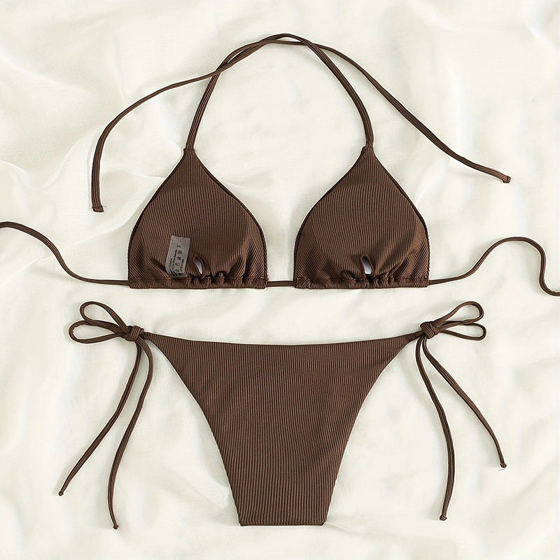 Women triangle bikini with adjustable straps Mune Fashion