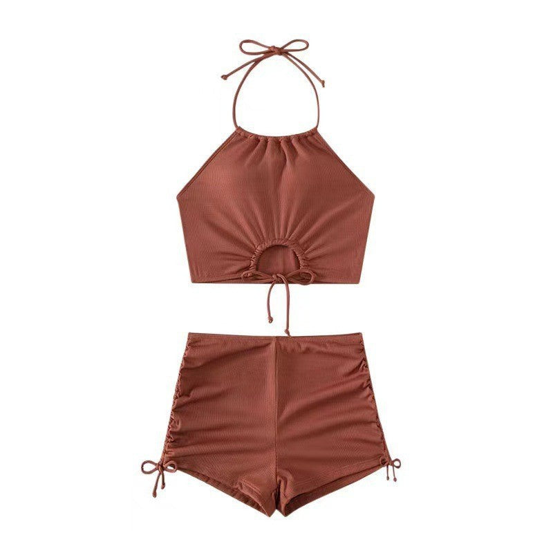Women's Casual Bikini Set with Ruffles Mune Fashion