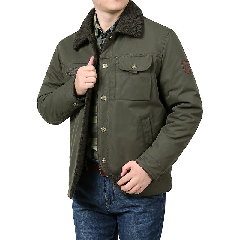 Men's warm and stylish winter jacket with teddy lining Mune Fashion