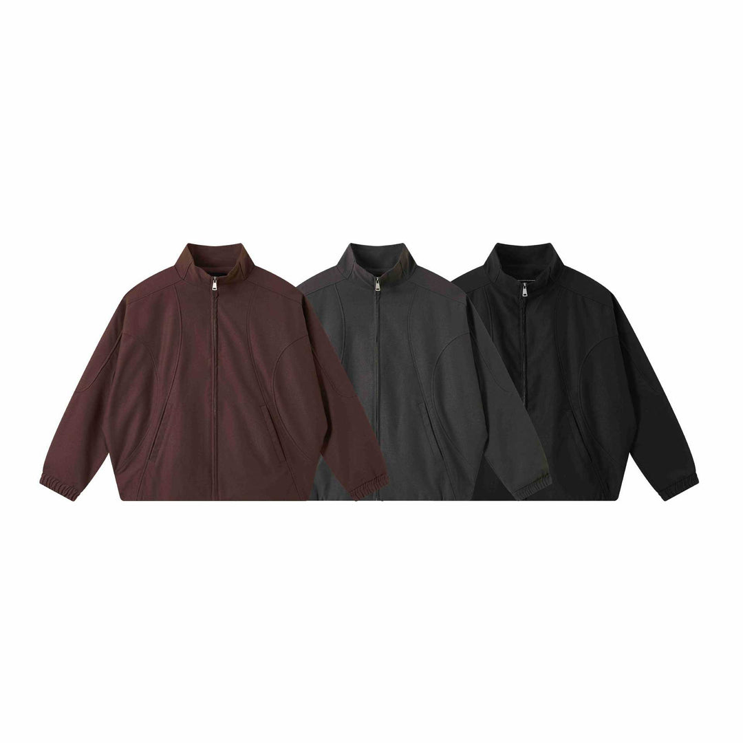 Unisex Short-cut Boxy Bomber with ergonomic seams and elastic cuffs Mune Fashion