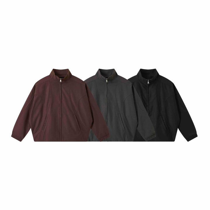 Unisex Short-cut Boxy Bomber with ergonomic seams and elastic cuffs Mune Fashion