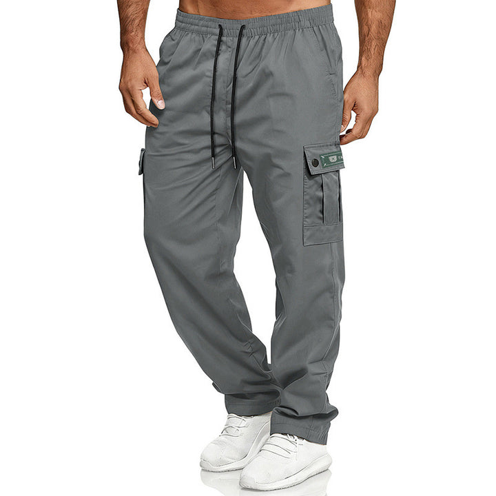 Men's cargo pants with elastic waistband, drawstring, and multifunctional pockets Mune Fashion