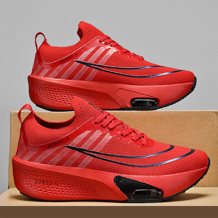 Men's tempo running shoe with foam platform sole and visible cushioning bubble Mune Fashion