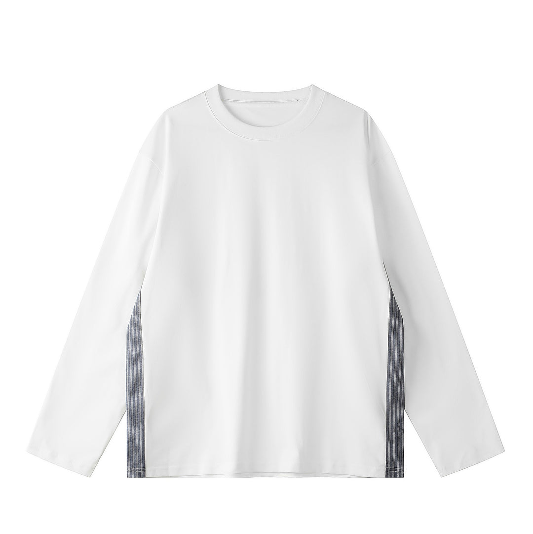Unisex Oversize Sweatshirt with side stripe panels and round neck Mune Fashion