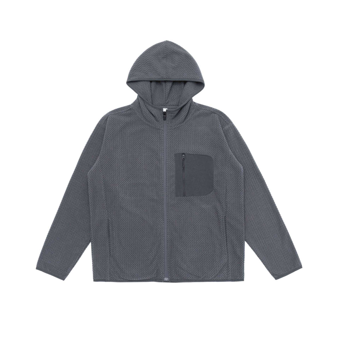 Unisex Structured Hoodie with Full Zip and Chest Zip Pocket Mune Fashion
