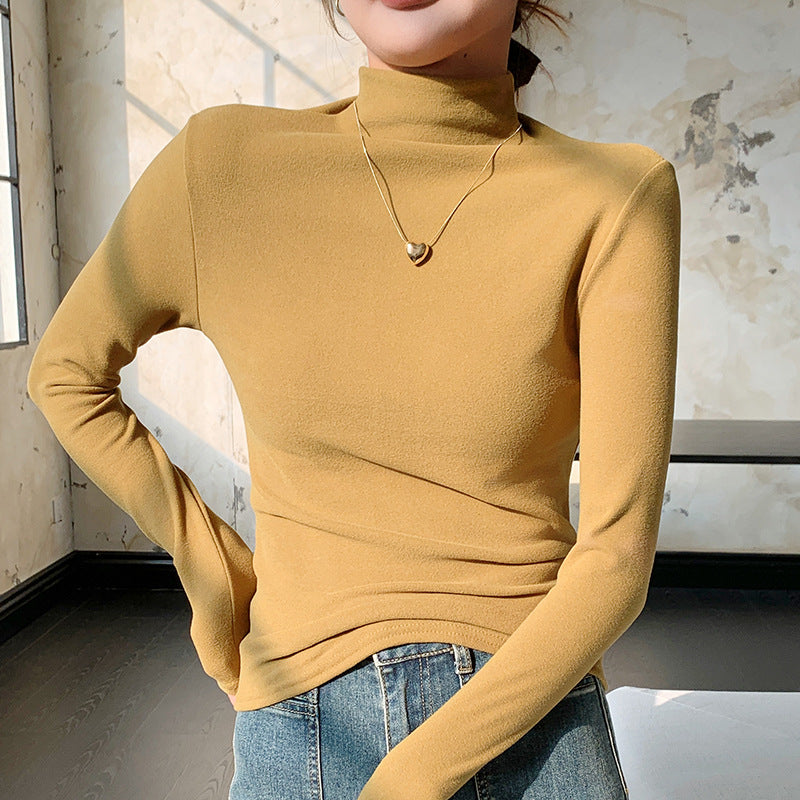Women's Elegant Turtleneck Top Mune Fashion 1787620582