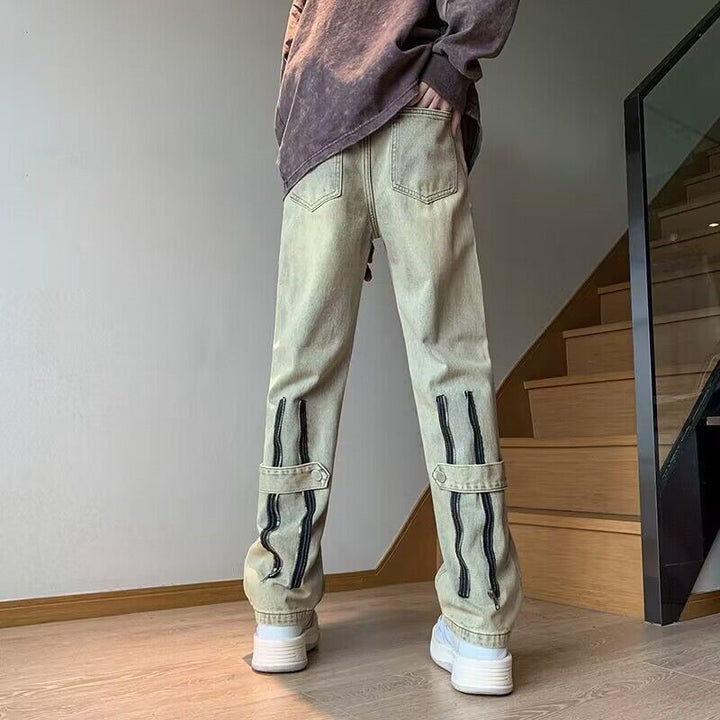 Men's Fashion Cargo Pants with Zipper Details Mune Fashion