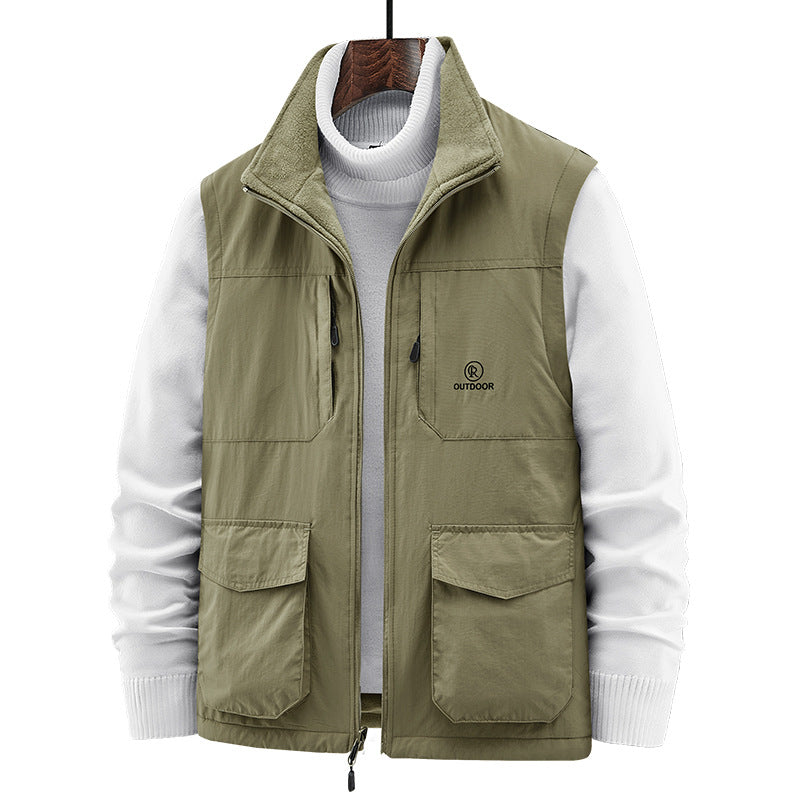 Men's Robust Functional Vest with Many Pockets Mune Fashion