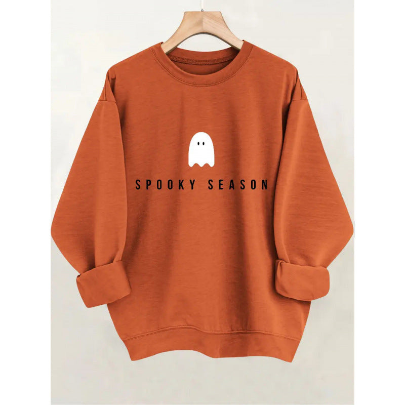 Unisex cool Halloween sweatshirt with ghost print and oversized cut Mune Fashion