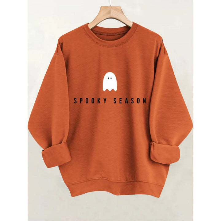 Unisex cool Halloween sweatshirt with ghost print and oversized cut Mune Fashion